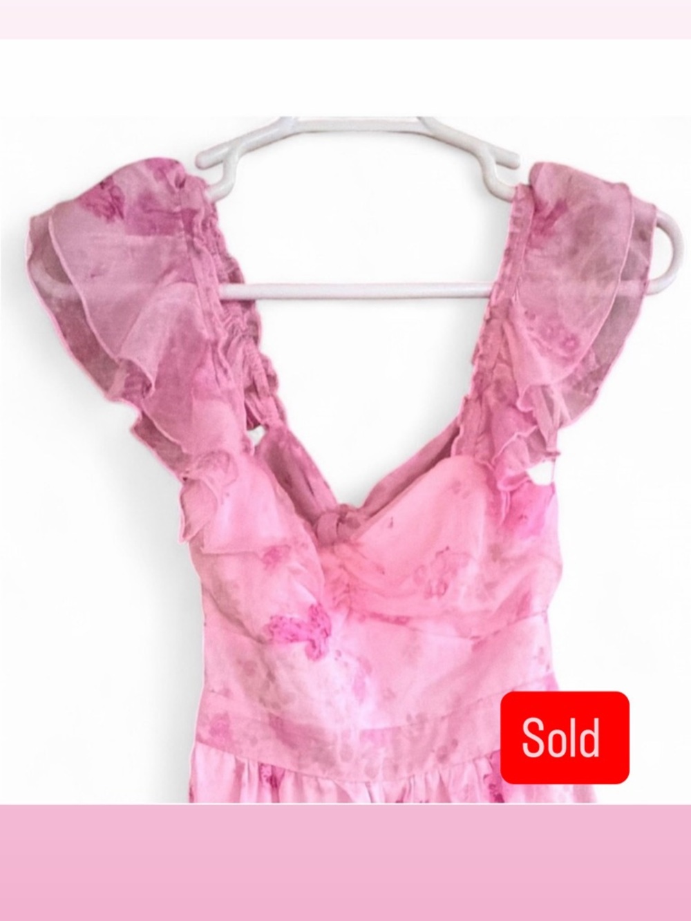 Lulu's Pink Floral Dress